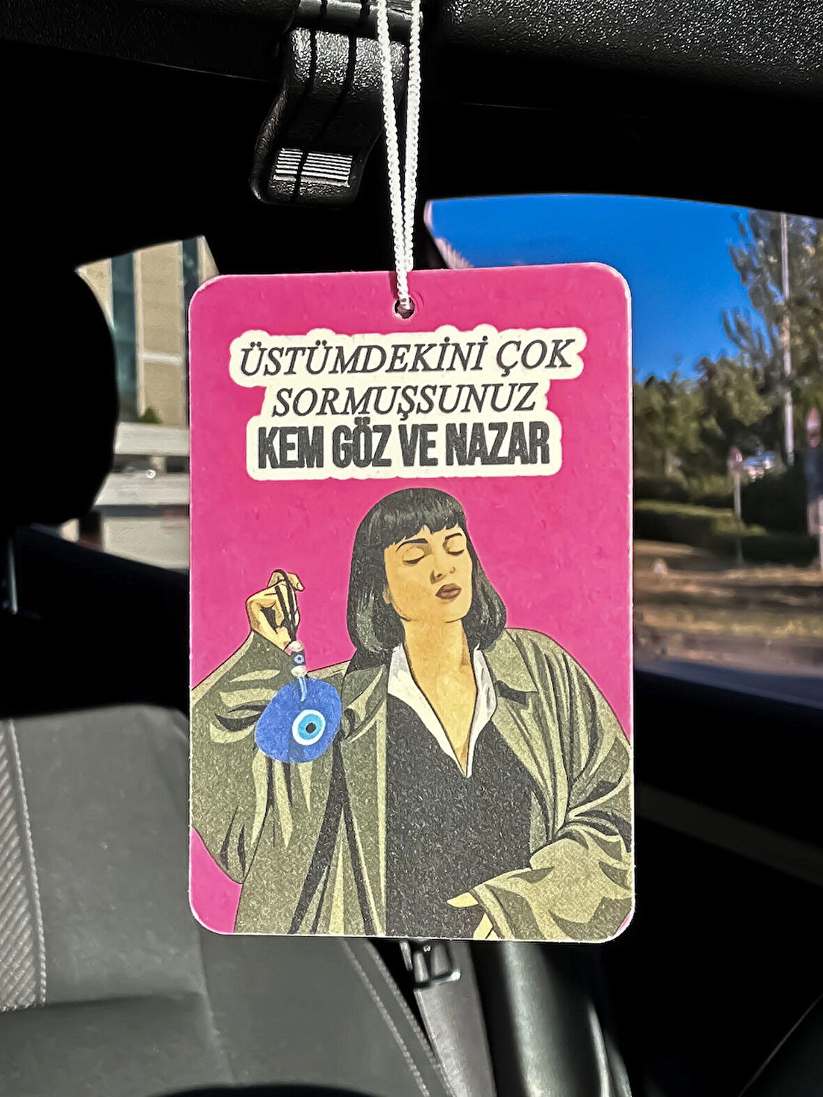 Kem Göz Ve Nazar Komik Tasarımlı Dekoratif Oto Araç Kokusu Ve Aksesuarı