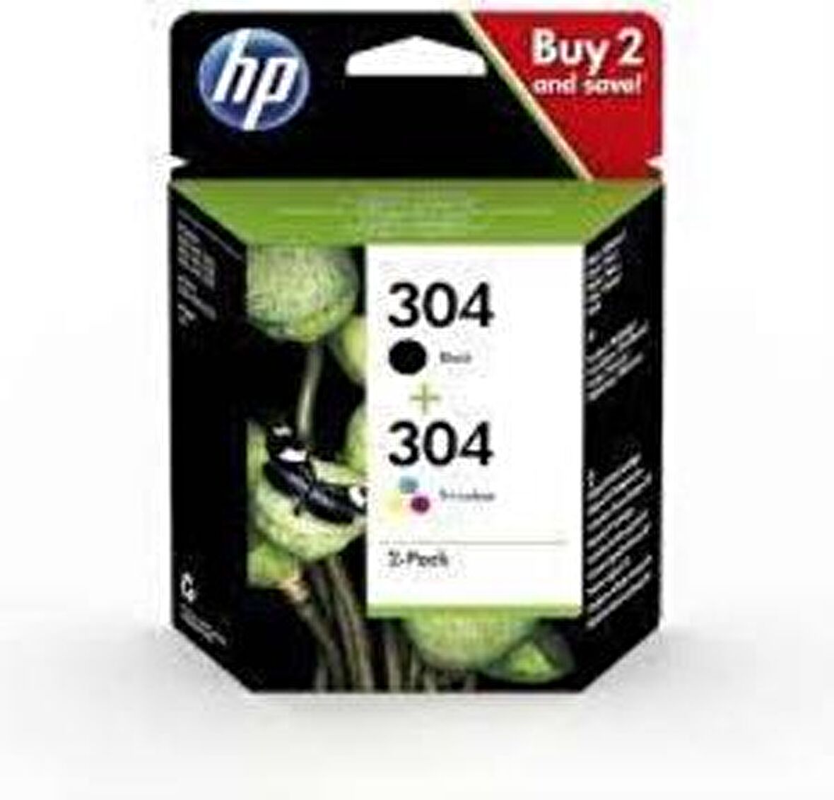 HP 304 Black-Color Siyah-Renkli Multi Paket 3JB05AE