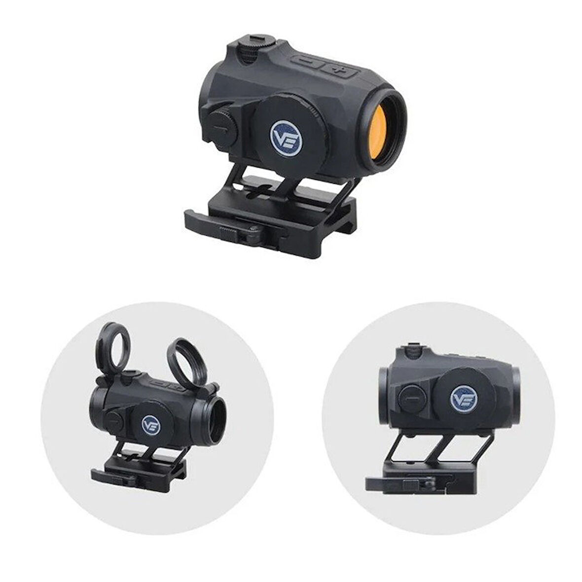 Vector Optics Maverick-IV 1x20 Mini Reflex Sight MIL RUBBER SIYAH