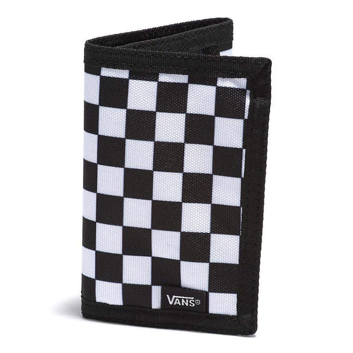 Vans Slipped Kumaş Para Cüzdanı Black/White Check VN000C3HU0I