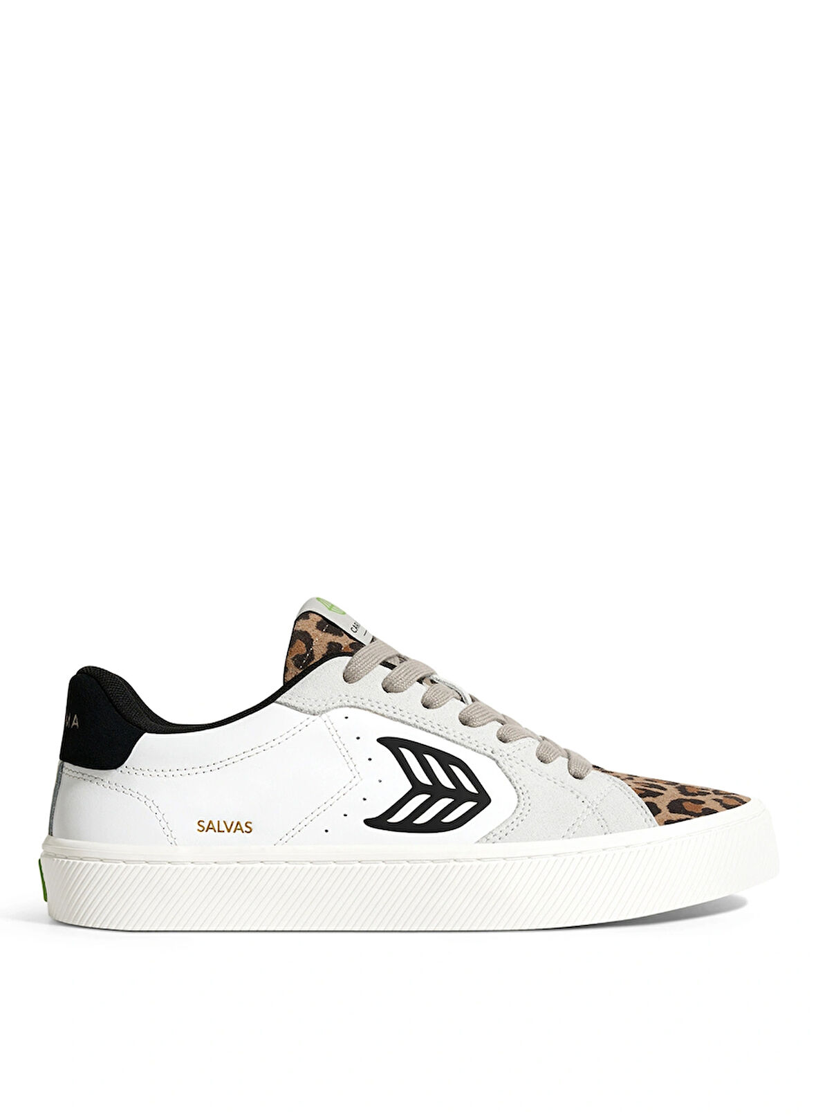 Beyaz - Çok Renkli Erkek Lifestyle Ayakkabı 411301W85M - SALVAS Leather Leopard