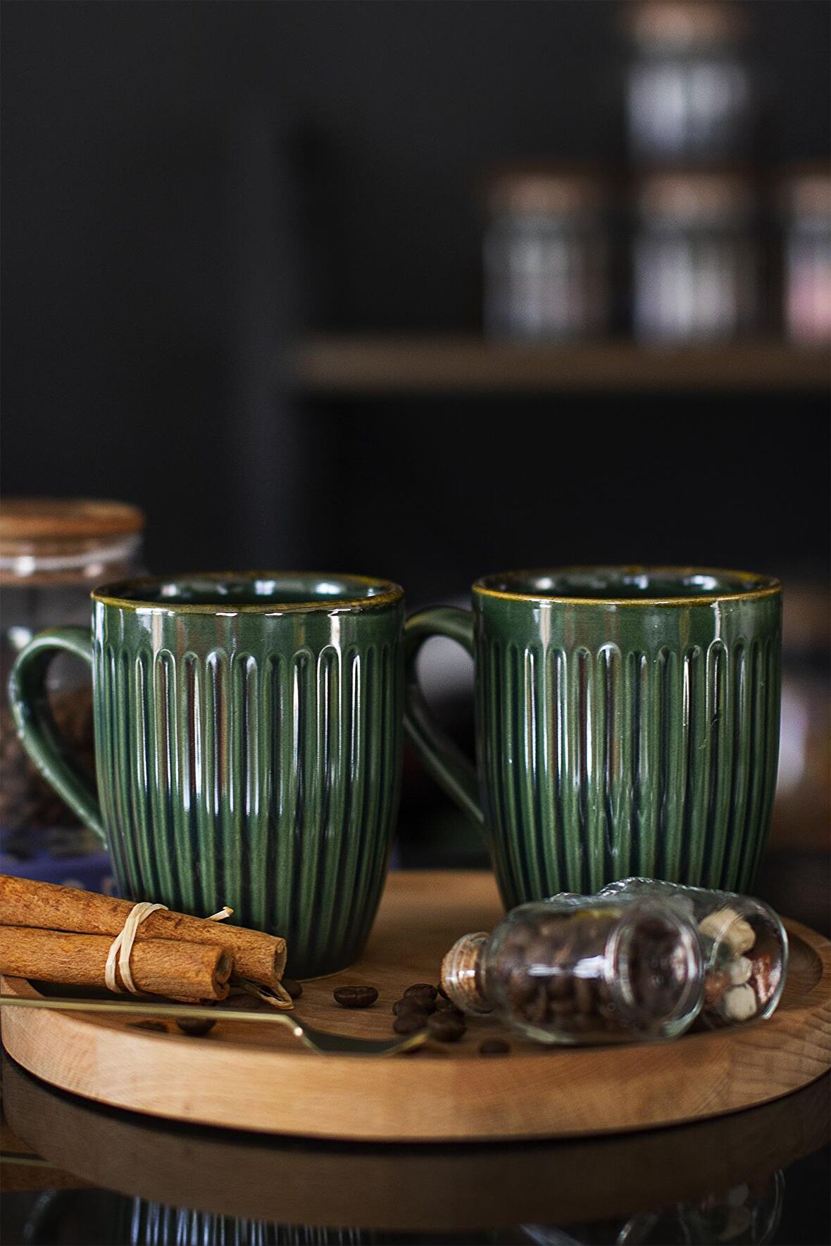 Artistik Yeşil 2li Kupa Seti