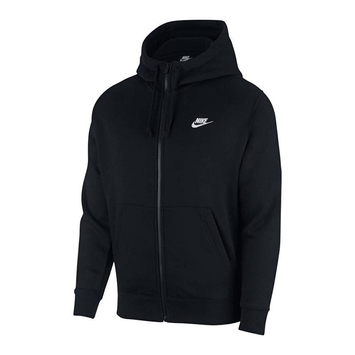 Nike M Nsw Club Hoodıe Fz Bb Erkek Siyah Sweatshir