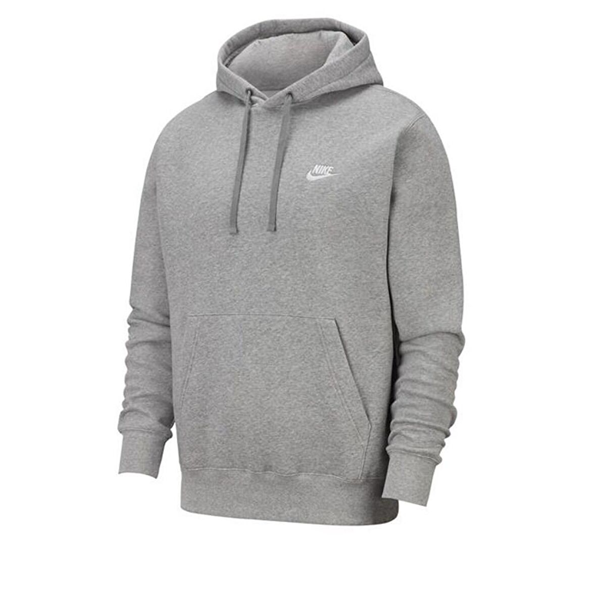 Nike M Nsw Club Hoodıe Po Bb Erkek Gri Sweatshirt 