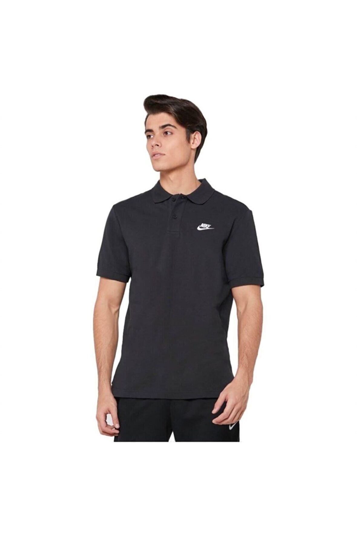 Nike CJ4456-010 Sportswear Polo Matchup Pq Erkek Polo T-Shirt