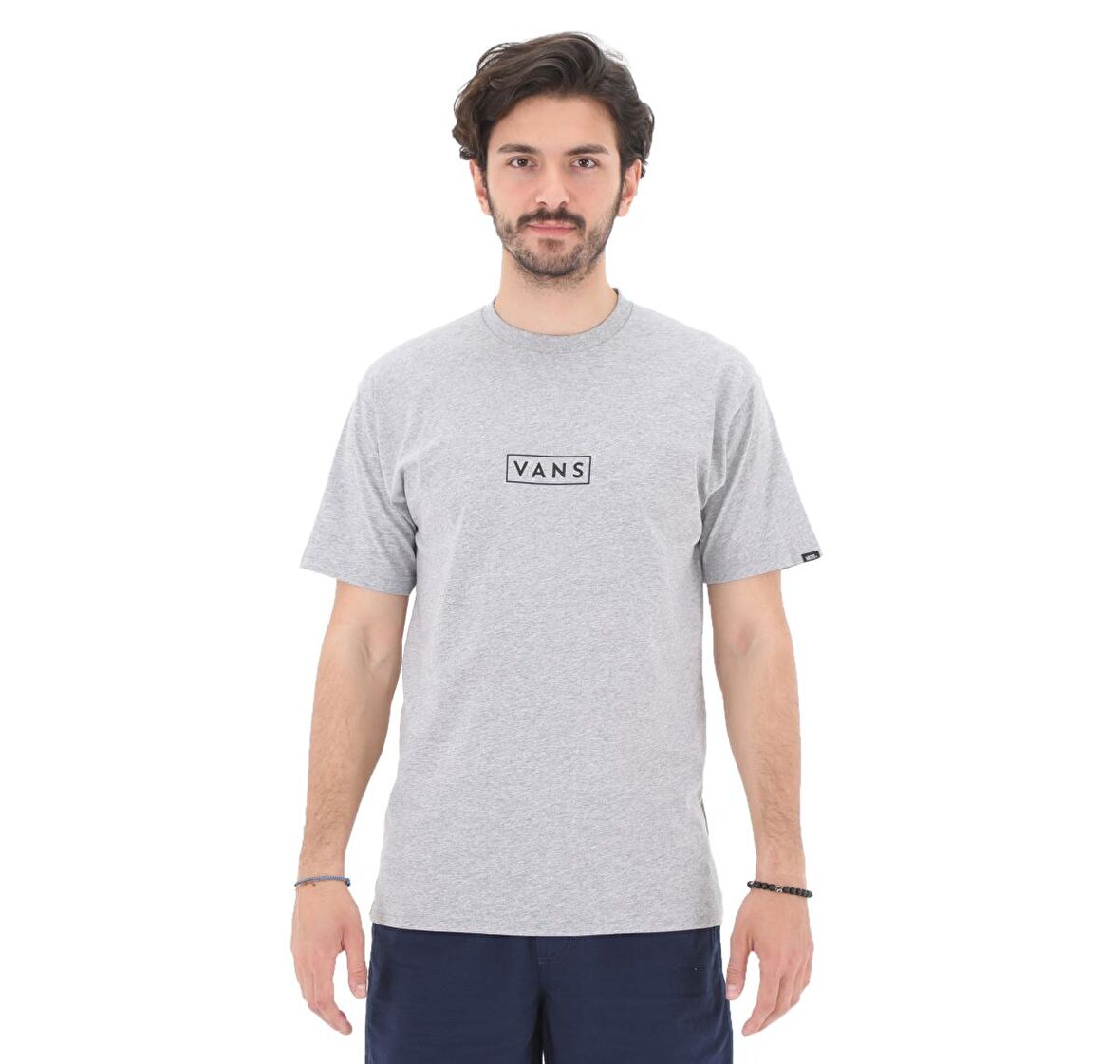 0A5E81ATJ1-R Vans Classıc Easy Box Erkek T-Shirt Gri