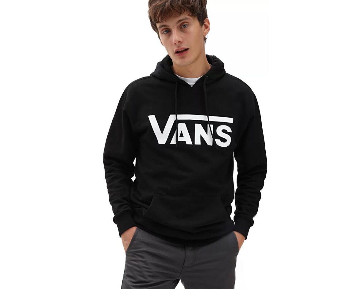 Vans Classic Po Hoodie ii Erkek Günlük Sweatshirts VN0A456BY281 Siyah