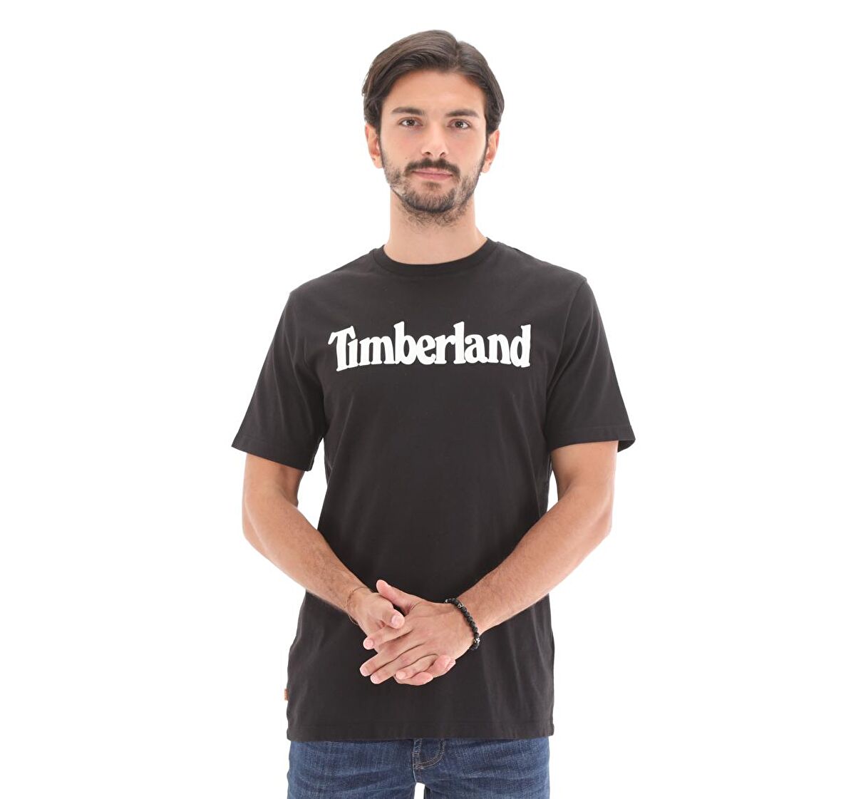 B0A2C310011-R Timberland Ss Kennebec River Linear Tee Erkek T-Shirt Siyah