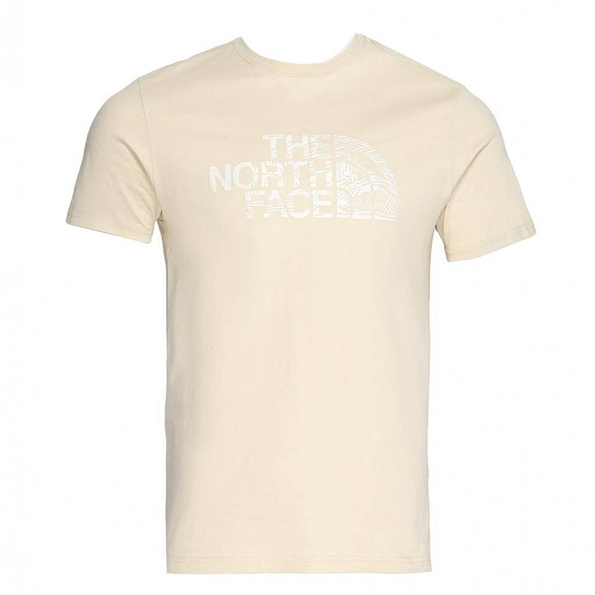 The North Face Woodcut Dome Erkek Tişört Bej