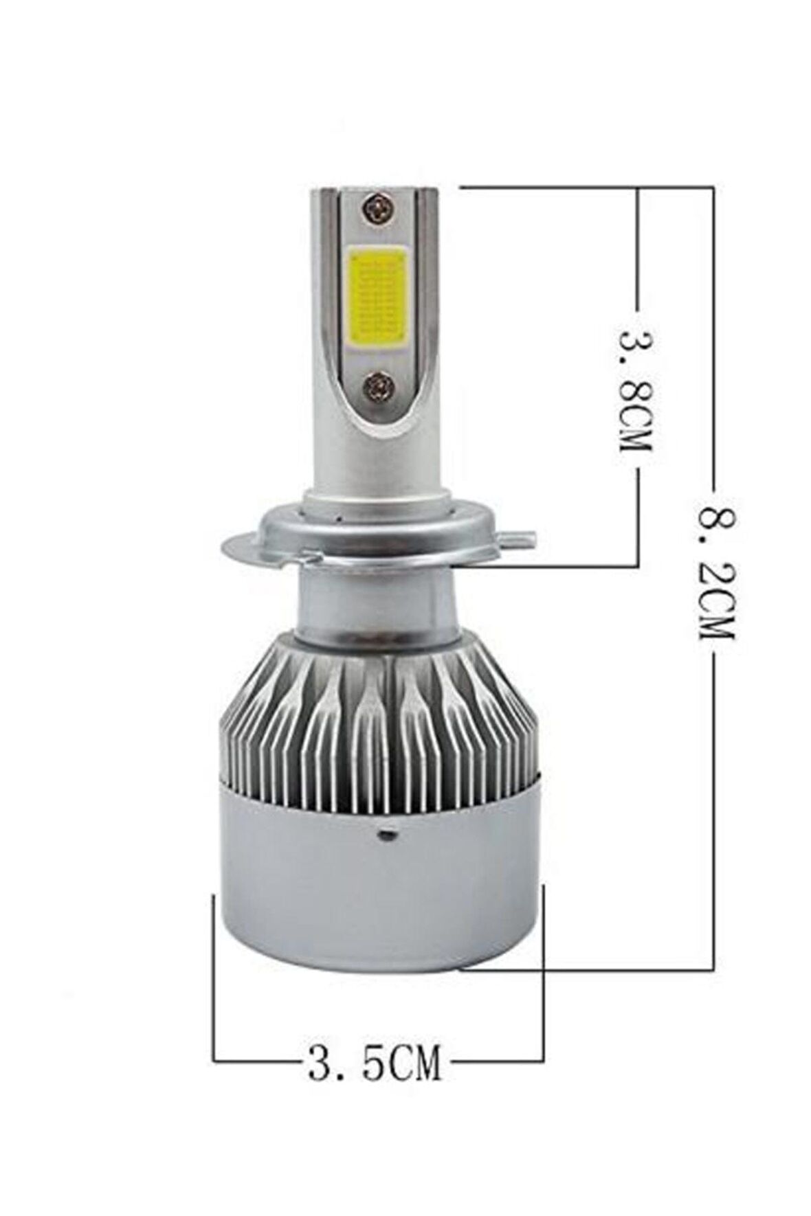 H7 Şimşek Etkili Xenon 4000 Lümen Led Far