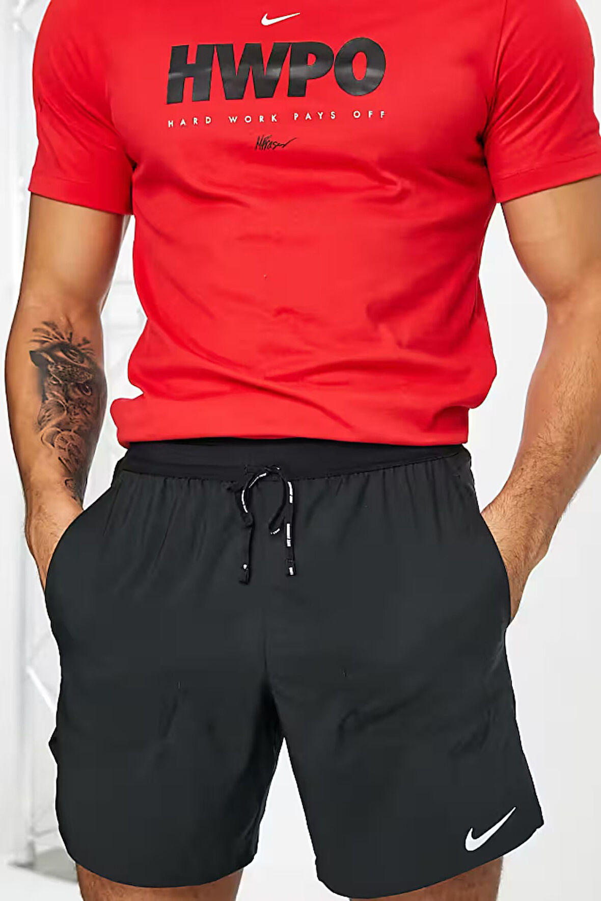 Nike Dri-Fit Flex Stride 18cm Brief Running Siyah Erkek Şort