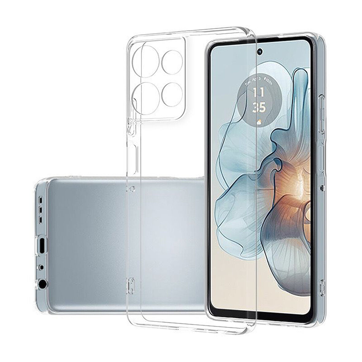 Gpack İnfinix Note 30 VIP uyumlu Kılıf Süper Silikon Kamera Korumalı Şeffaf