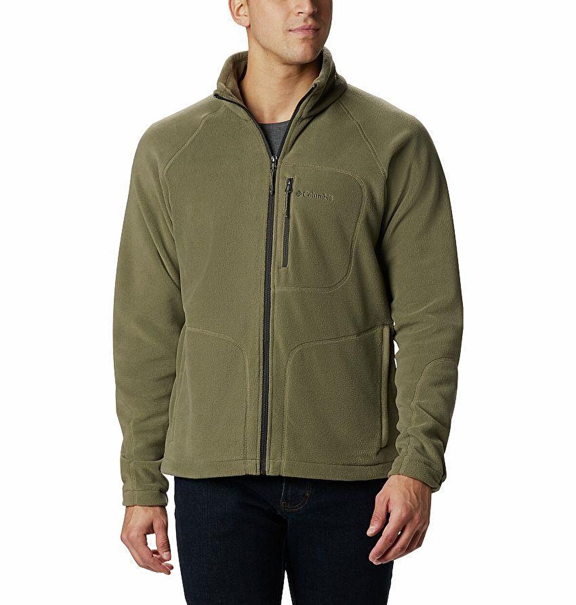 Columbia Fast Trek Full Zip Fleece Erkek Polar AE3039