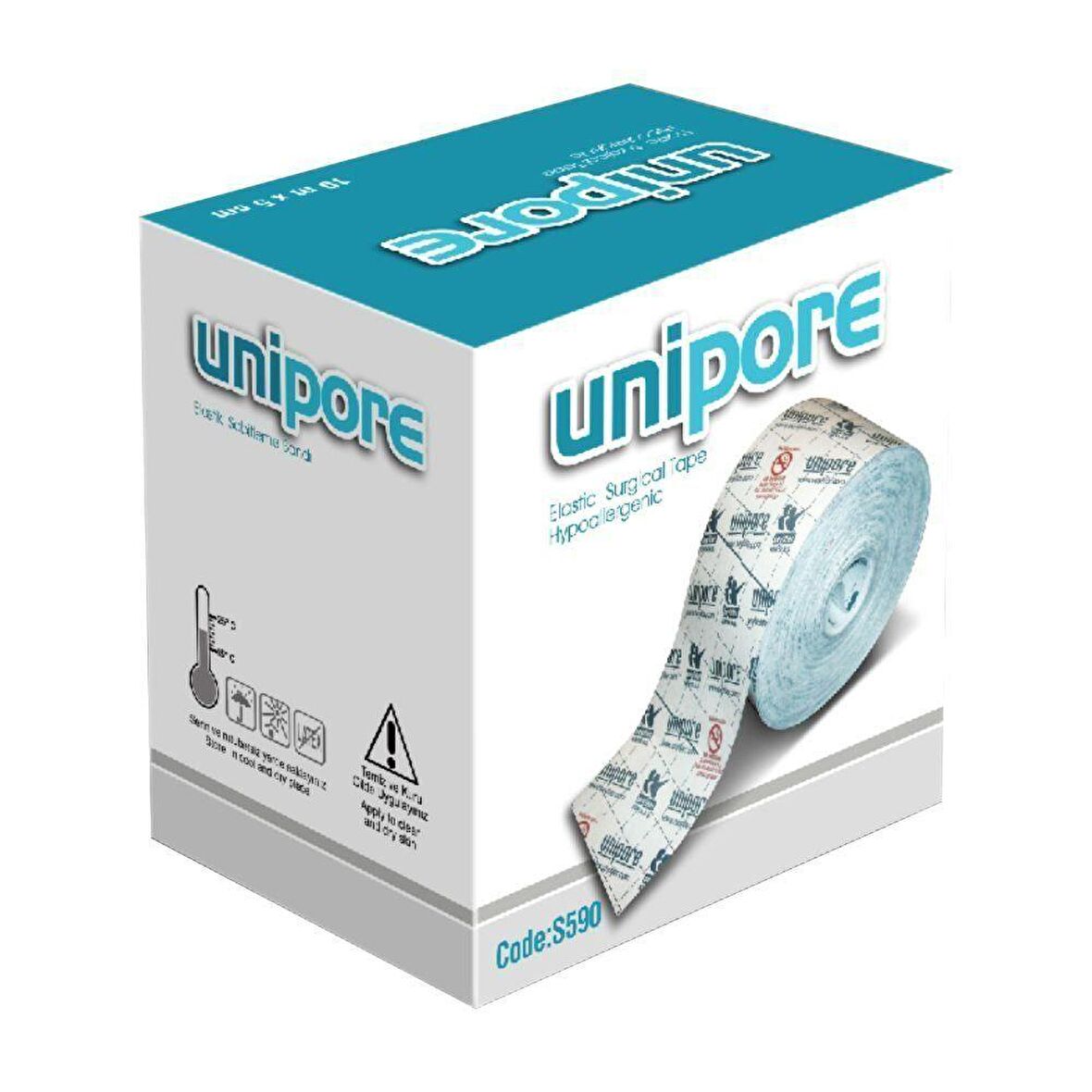 Unipore 10 cm X 5 m Elastik Sabitleme Bandı - Flaster Bandı