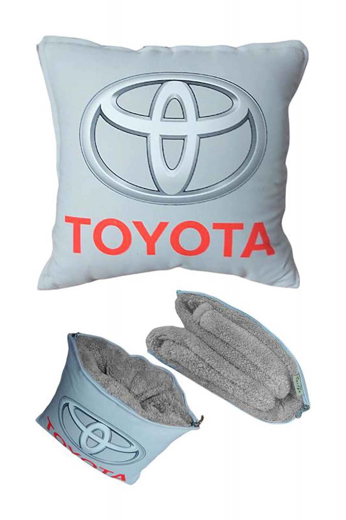 Toyota Baskılı Battaniyeli Opsiyonel Yastık