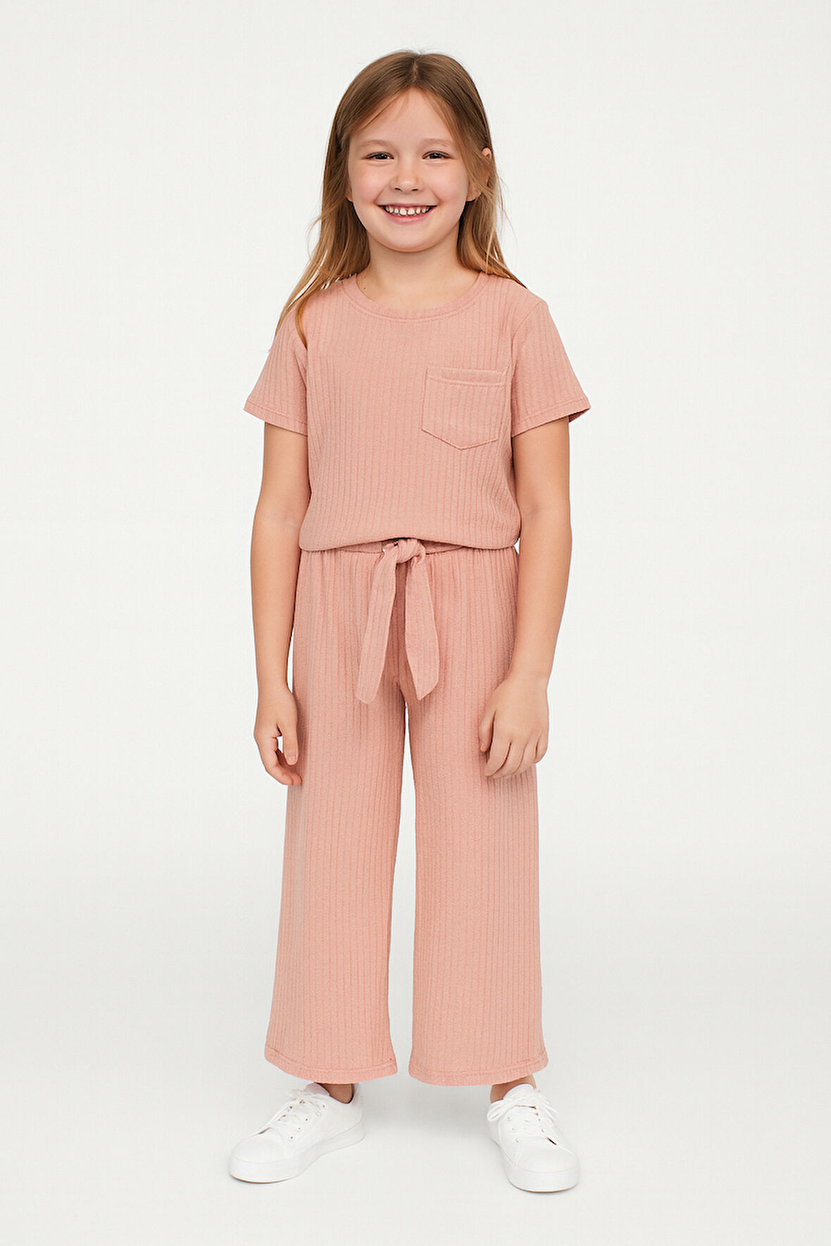 KIZ ÇOCUK PİJAMA ALTI BELİ LASTİKLİ RAHAT KALIP