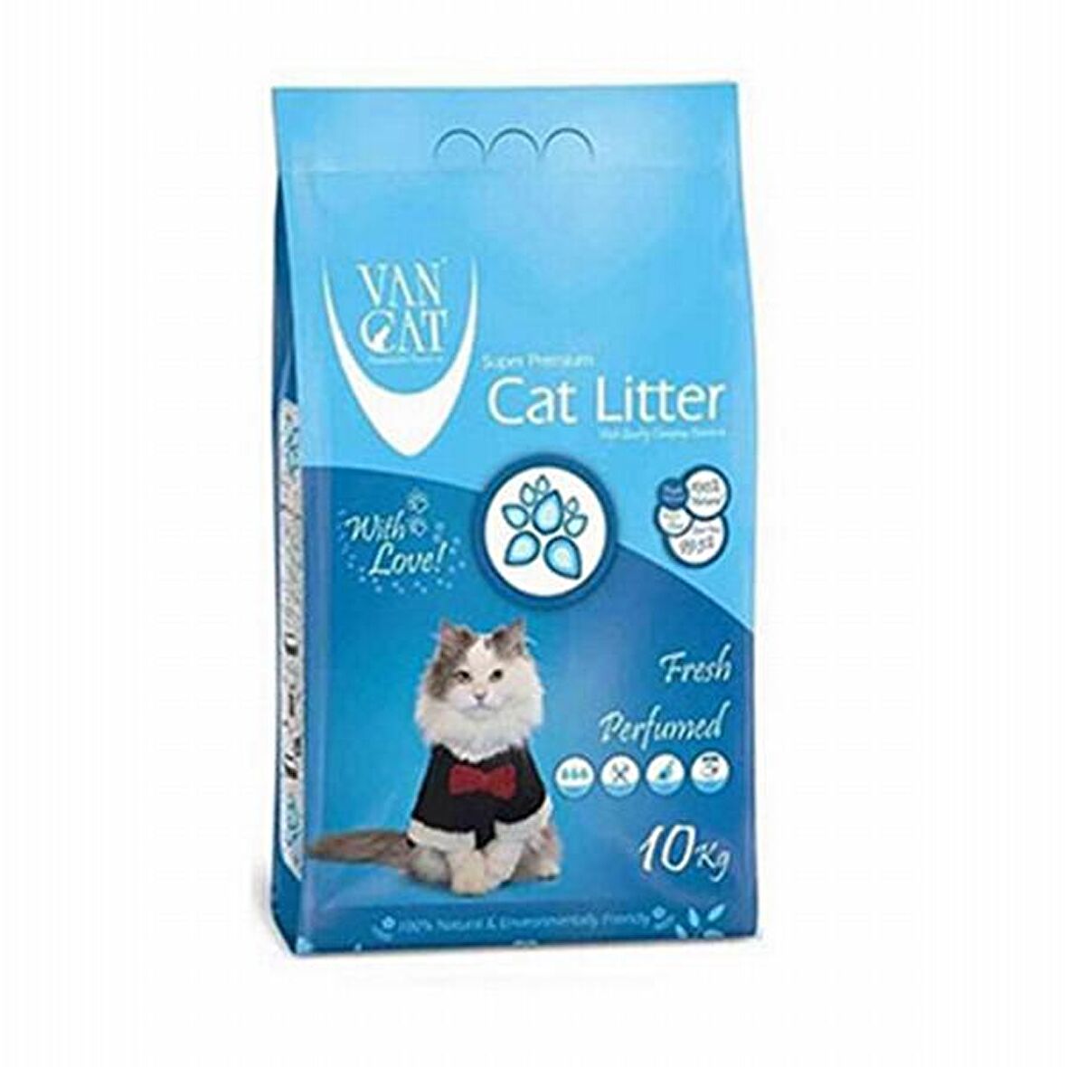 Van Cat Fresh Parfüm Kokulu İnce Kedi Kumu 2x10 Kg 