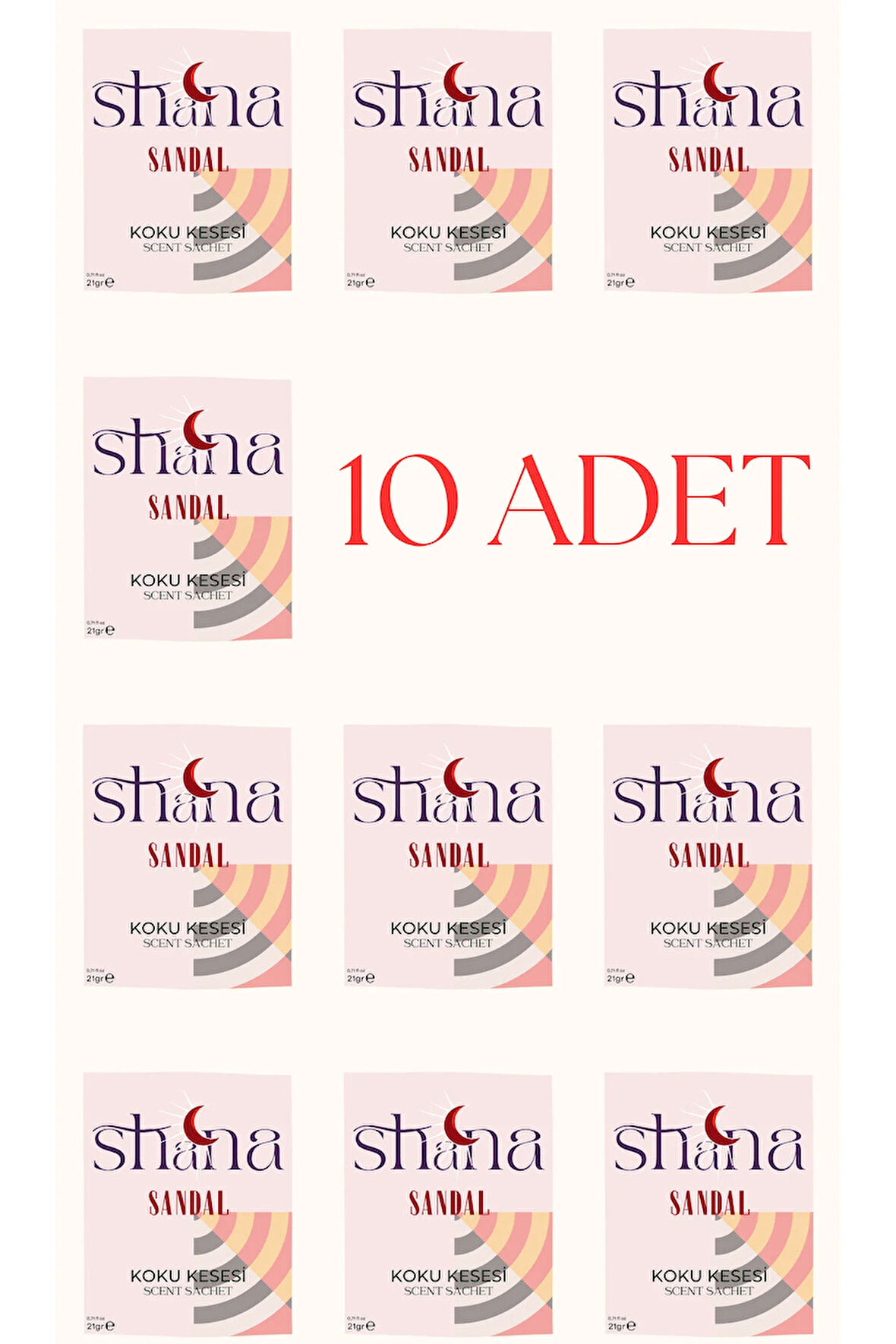 10'lu Sandal Dolap Ayakkabılık Ve Çekmece Parfümlü Kese Kokusu Oda Koku Kesesi