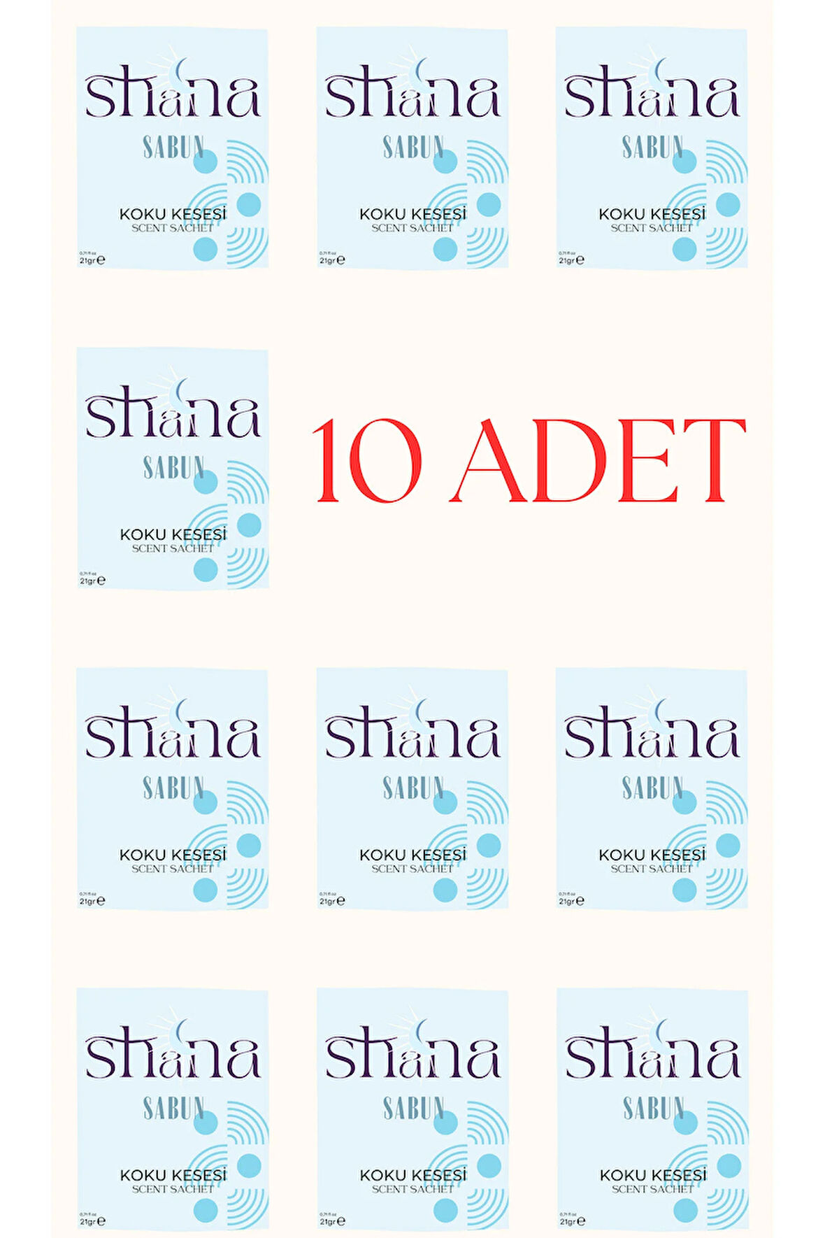 10'lu Sabun Dolap Ayakkabılık Ve Çekmece Parfümlü Kese Kokusu Oda Koku Kesesi