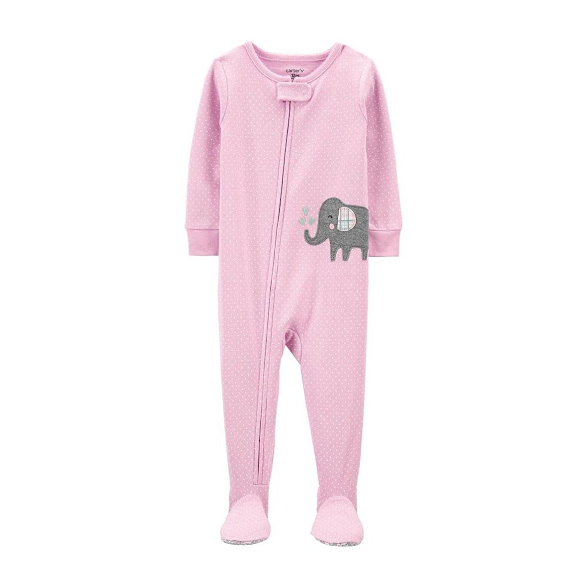 Carters 1J899110 Kız Bebek Tekli Pijama Tulum