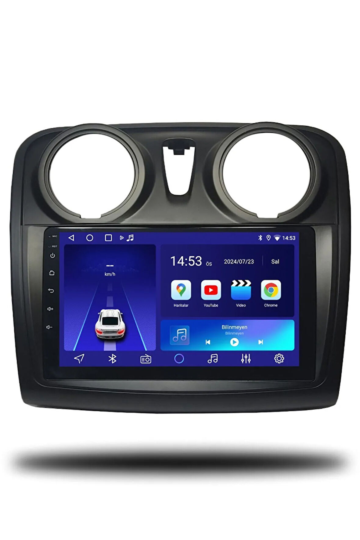 Dacia Sandero 2010-2021 Uyumlu Android Multimedya + CarPlay + 4GB RAM + 64GB Hafıza