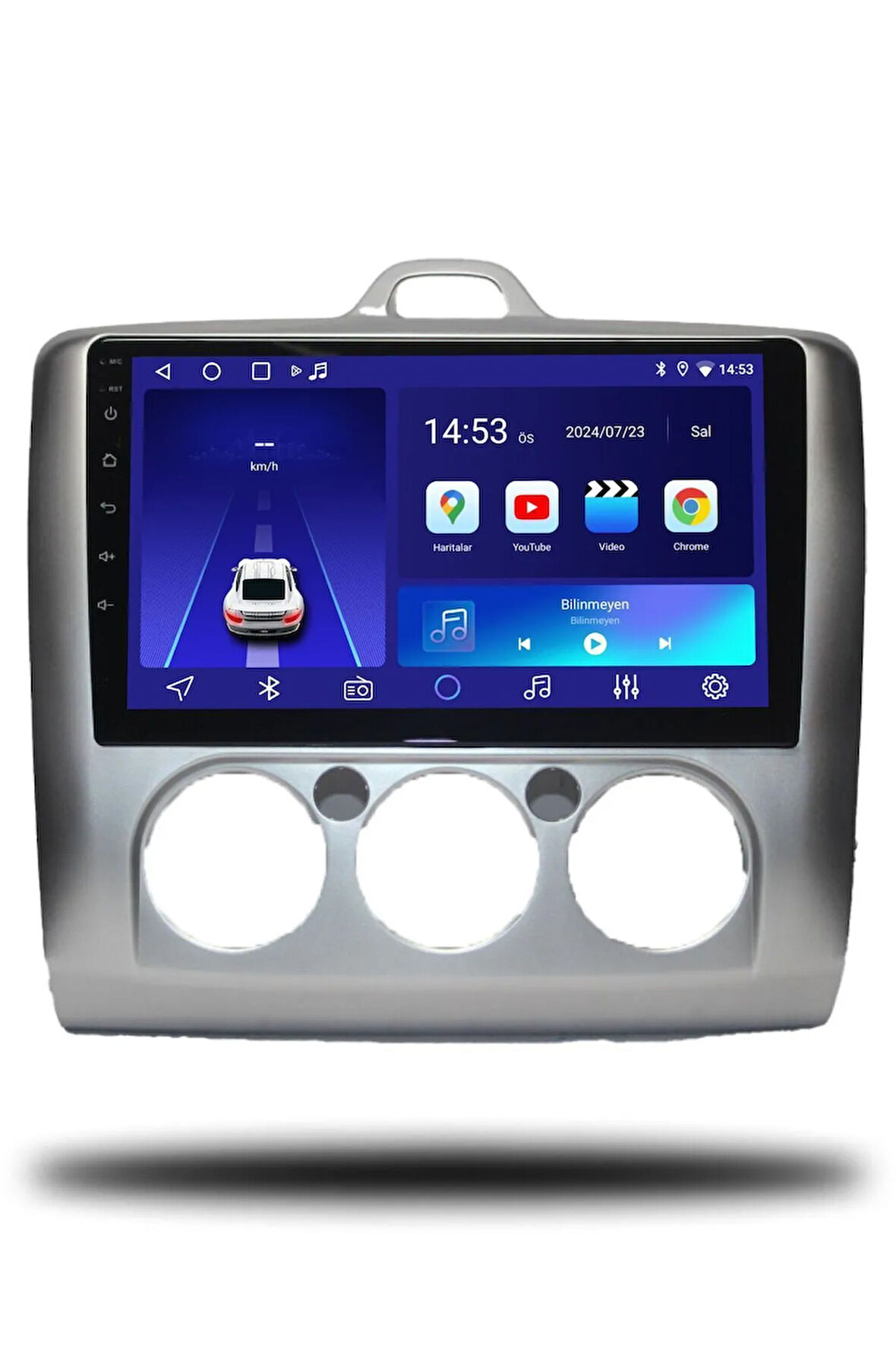Ford Focus 2 2007-2011  Manuel Klima Uyumlu Android Multimedya + CarPlay + 4GB RAM + 64GB Hafıza