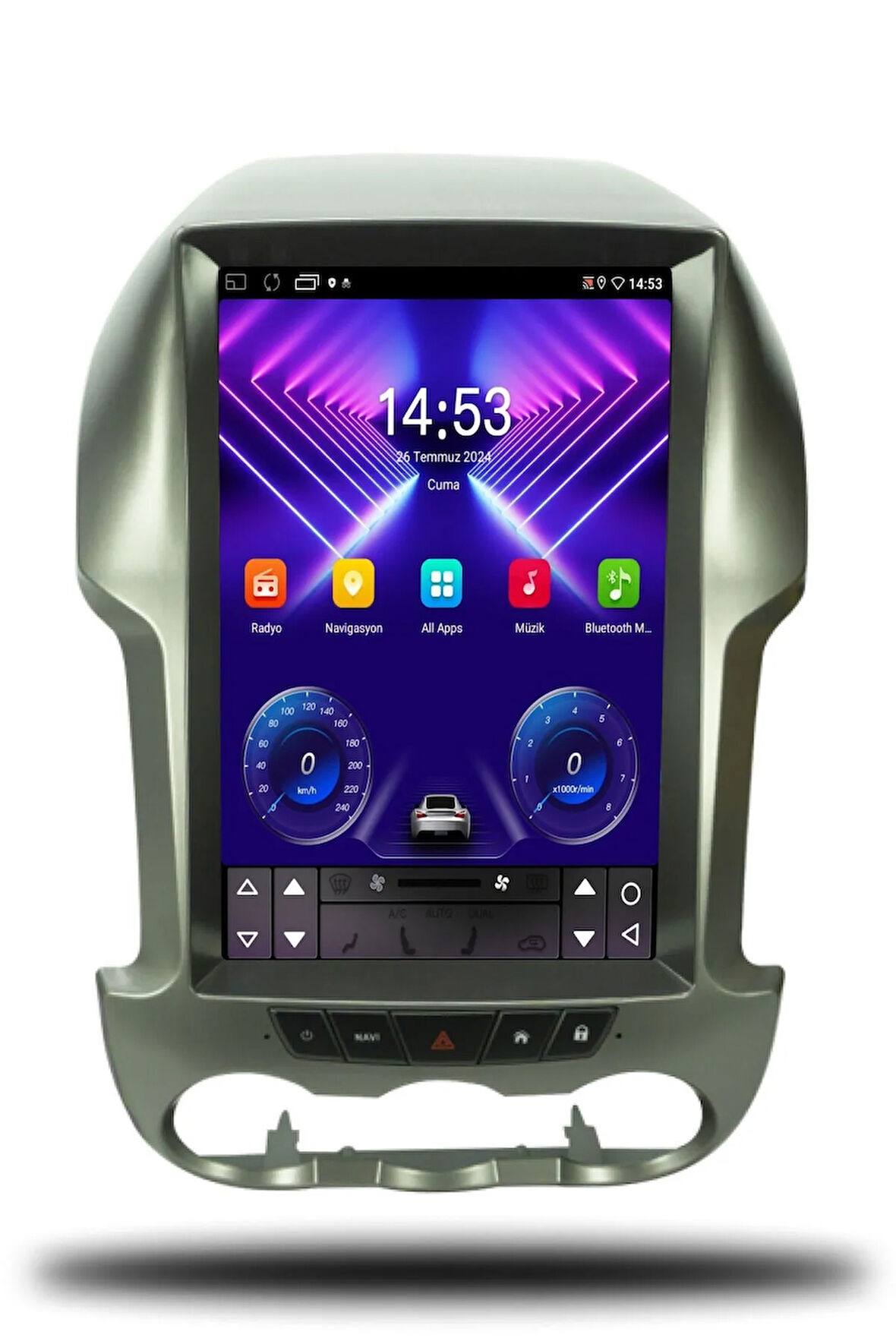 Ford Ranger Tesla 2012-2015 Uyumlu Android Multimedya + CarPlay + 4GB RAM + 64GB Hafıza