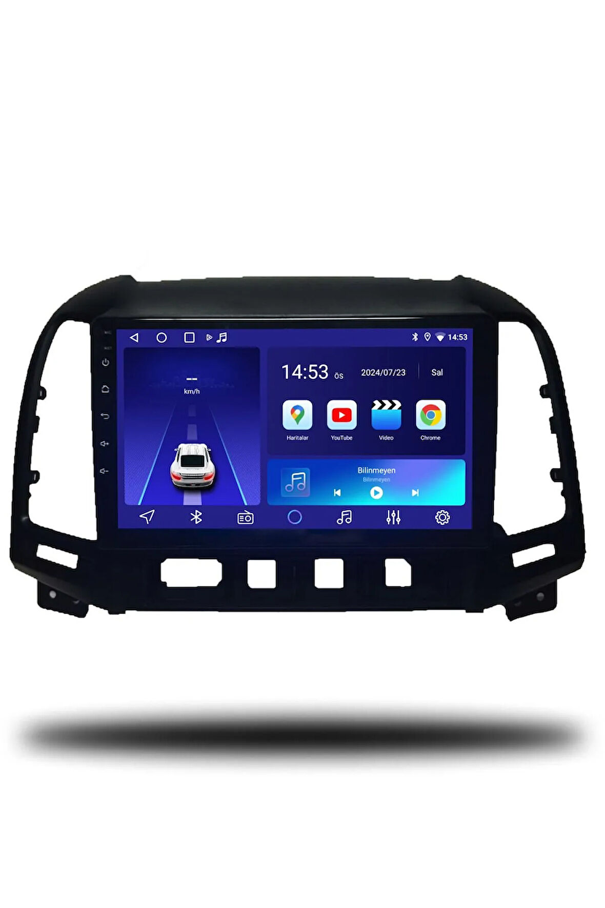 Hyundai Santa FE 2007-2011 Uyumlu Android Multimedya + CarPlay + 4GB RAM + 64GB Hafıza