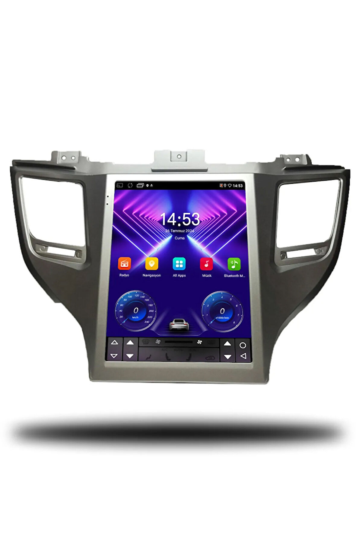 Hyundai Tucson Tesla 2015-2018 Uyumlu Android Multimedya + CarPlay + 4GB RAM + 64GB Hafıza