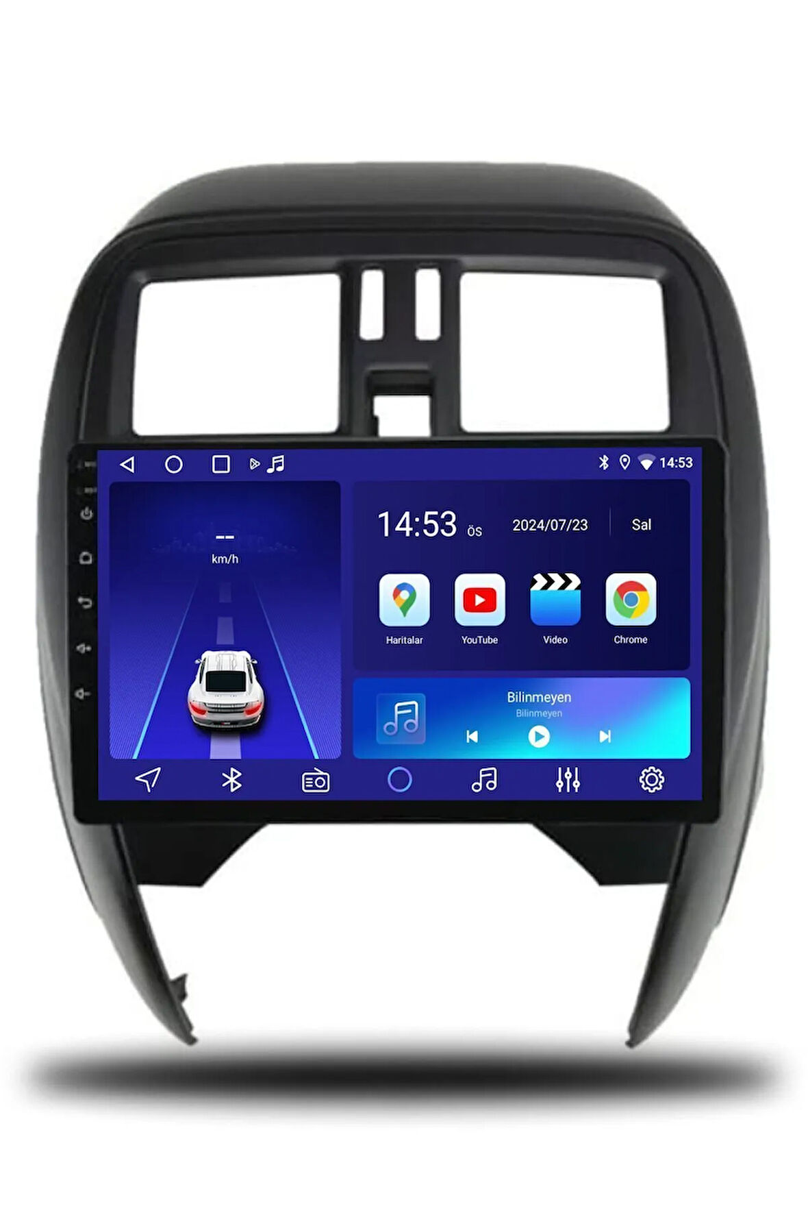Nissan Micra 2014-2018 Uyumlu Android Multimedya + CarPlay + 4GB RAM + 64GB Hafıza