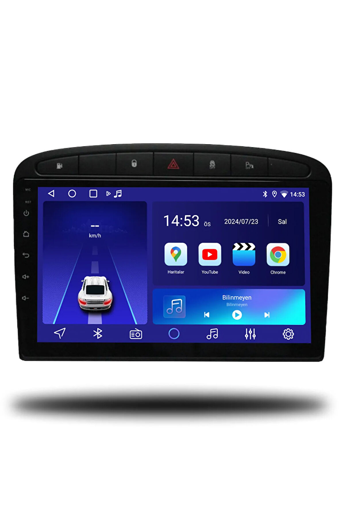 Peugeot 308 2007-2013 Uyumlu Android Multimedya + CarPlay + 4GB RAM + 64GB Hafıza