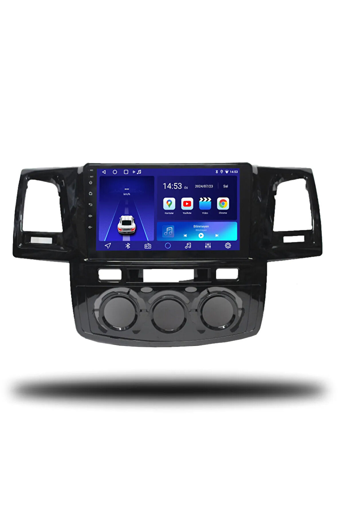 Hilux 2008-2015 Manuel Klima Uyumlu Android Multimedya + Carplay + 4gb Ram + 64gb Hafıza