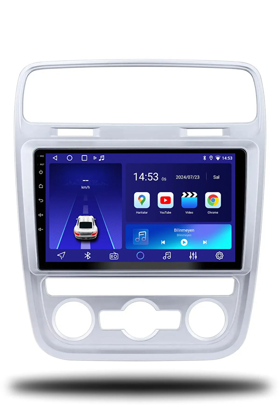 VW Scirocco 2015-2017 Uyumlu Android Multimedya Manuel Klima CarPlay AndroidAuto 4GB RAM 64GB Hafıza