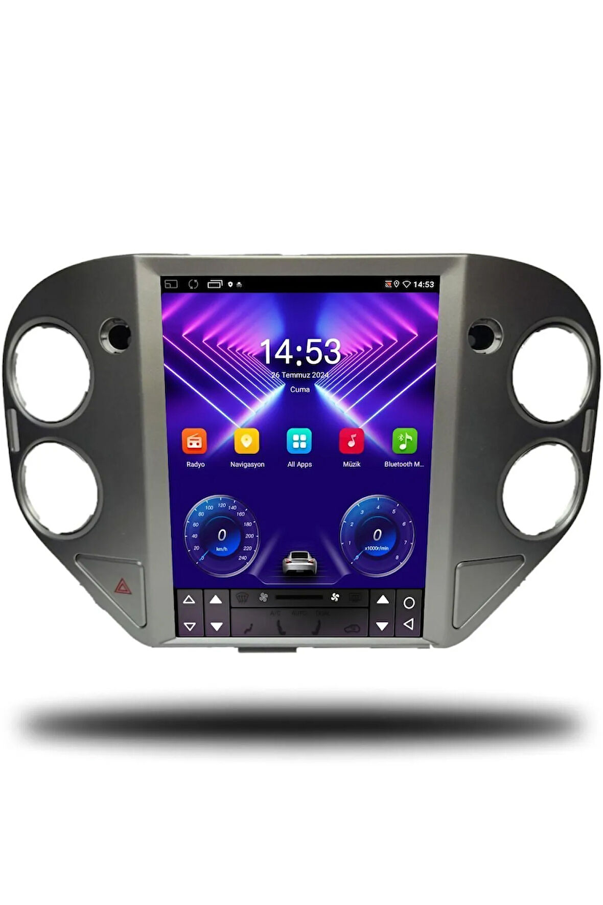 Volkswagen Tiguan 2008-2016 Tesla Android Multimedya + CarPlay + AndroidAuto + 6gb ram + 128gb Hafıza