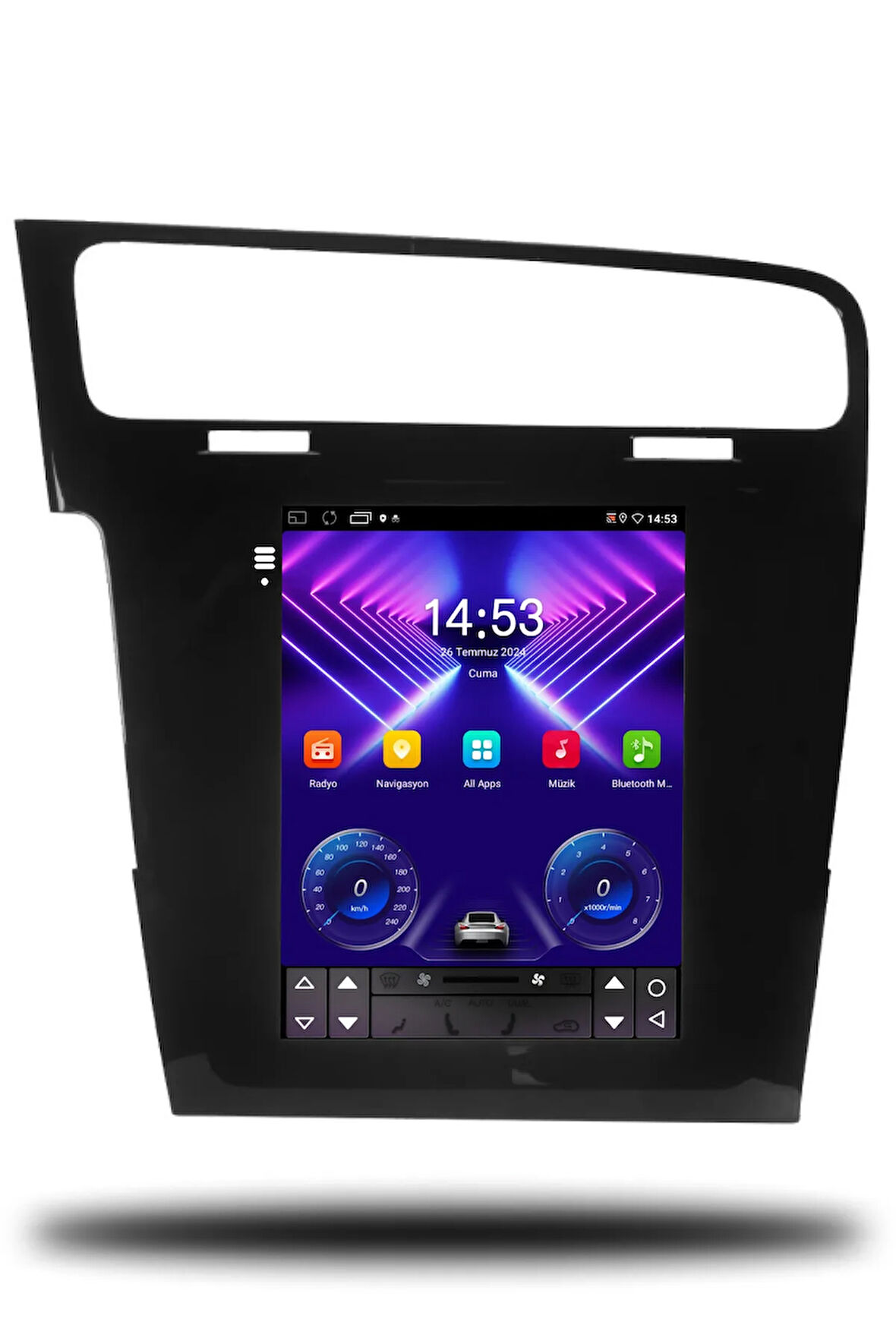 VW Golf 7 2013-2021 Tesla Android Carplay Multimedya + CarPlay + AndroidAuto + 4GB RAM + 64GB Hafıza