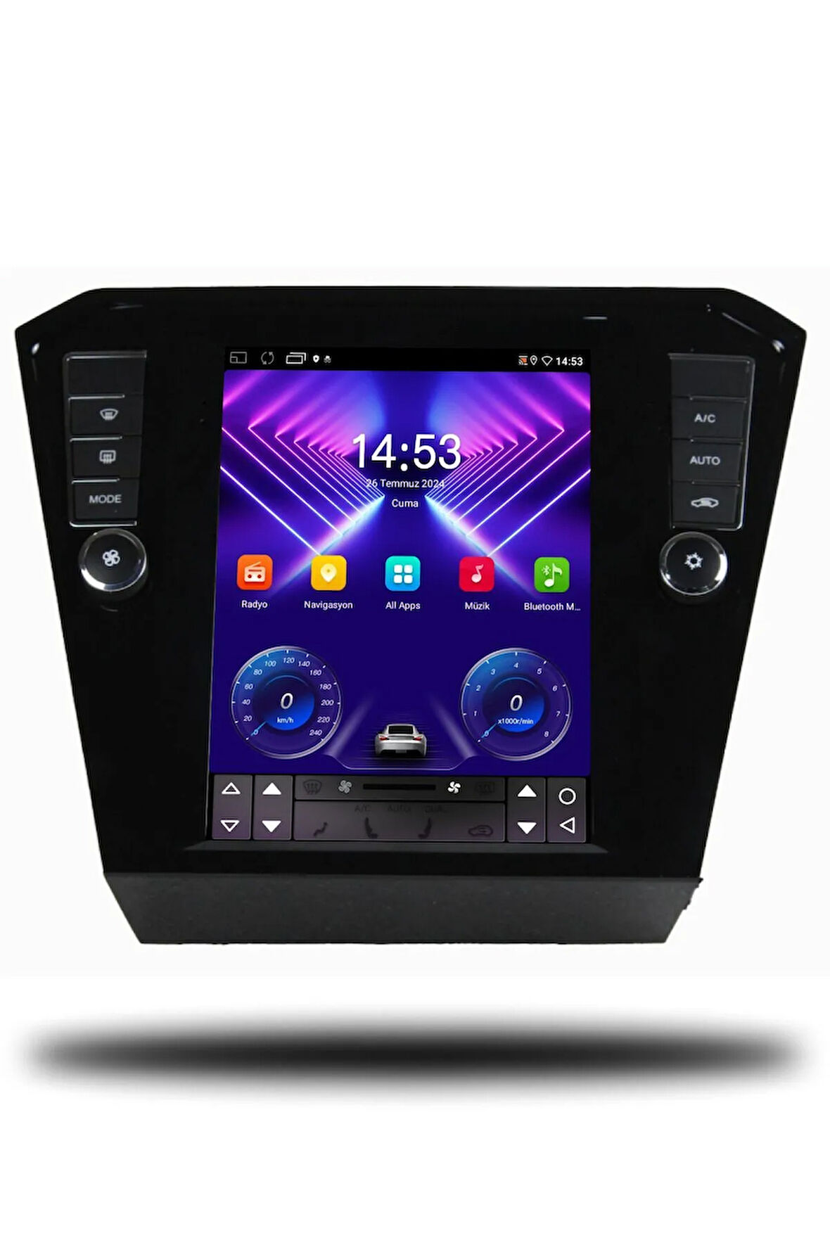VW Passat B8 2015-2022 Tesla Android Multimedya + CarPlay + Android Auto + 4GB RAM + 64GB Hafıza