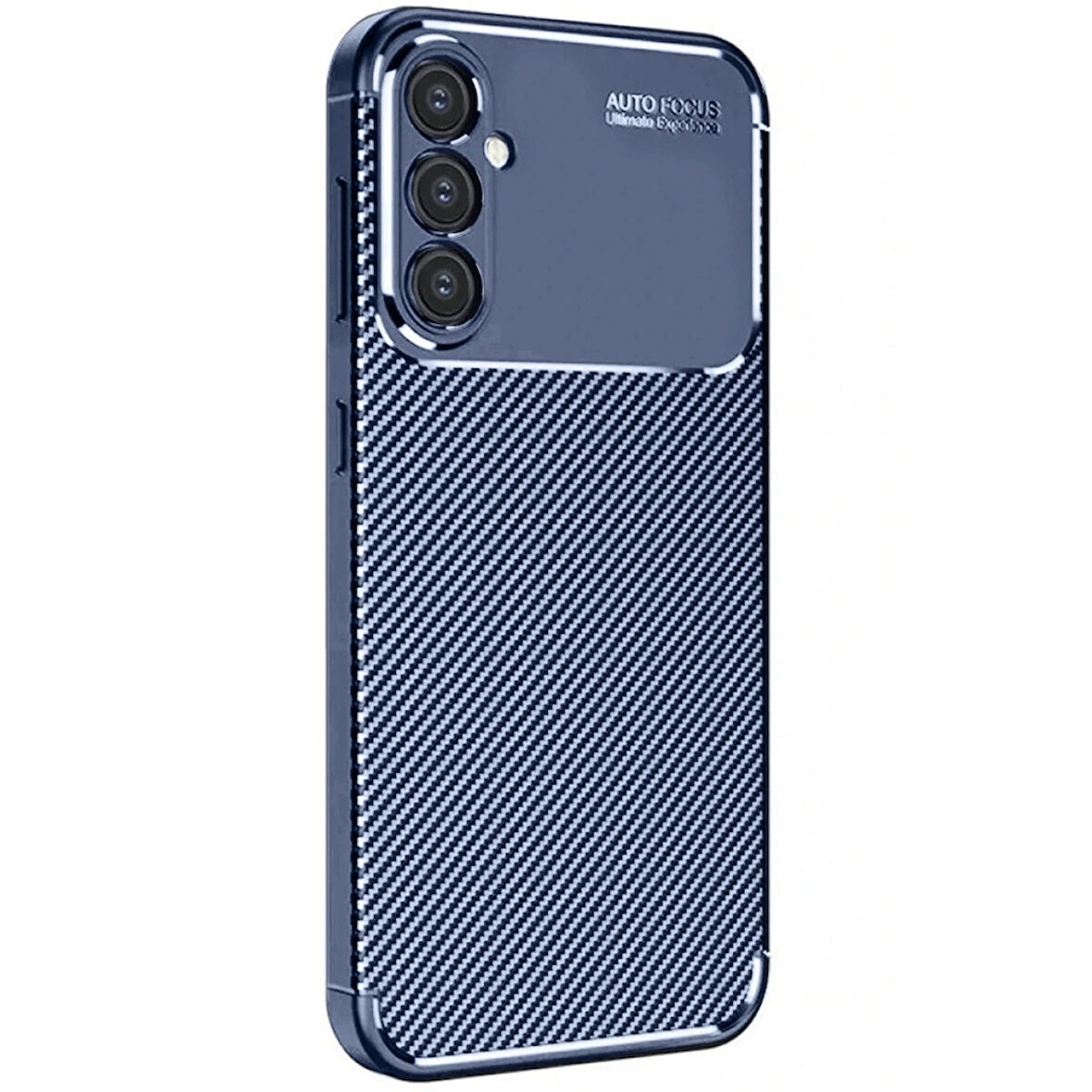 Gpack Samsung Galaxy A16 uyumlu Kılıf Negro Karbon Görünümlü Silikon