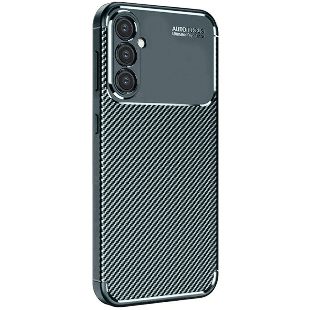 Gpack Samsung Galaxy A16 uyumlu Kılıf Negro Karbon Görünümlü Silikon