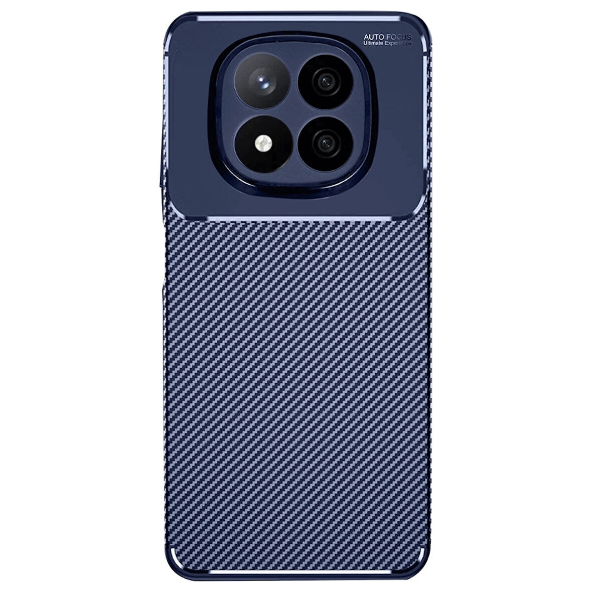 Gpack Xiaomi Redmi Note 14 Pro Plus uyumlu Kılıf Negro Karbon Görünümlü Silikon