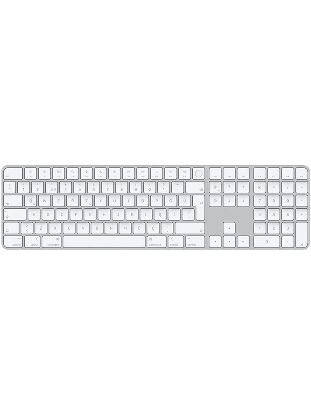 Apple Magic Keyboard Sayısal Tuş Takımlı MK2C3TQ/A Türkçe Q Kablosuz Klavye