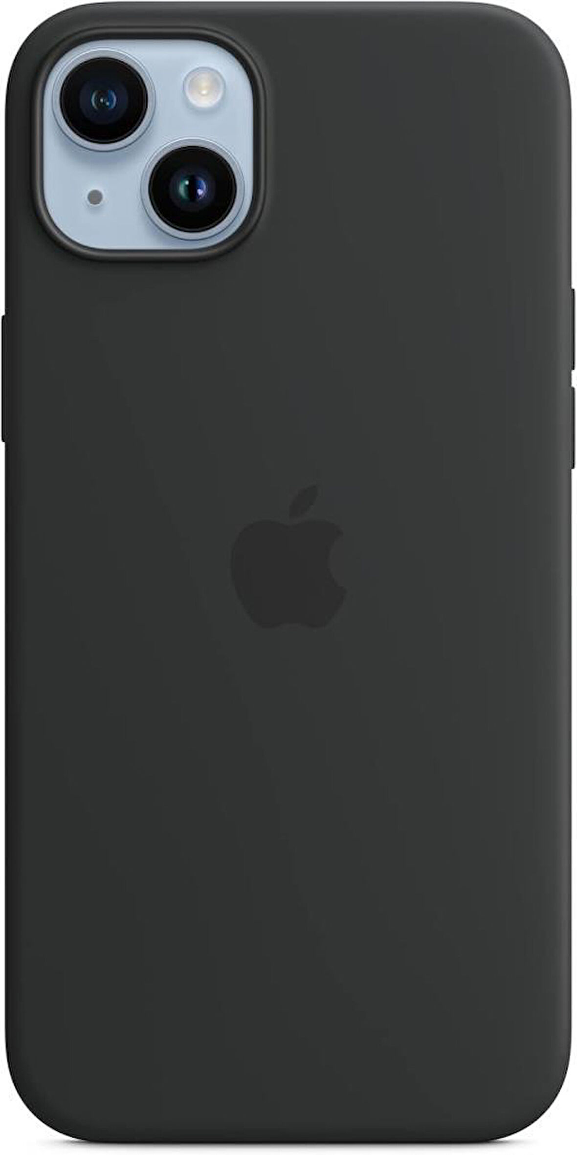 iPhone 14 Plus için MagSafe özellikli Silikon Kılıf Gece Yarısı Outlet
