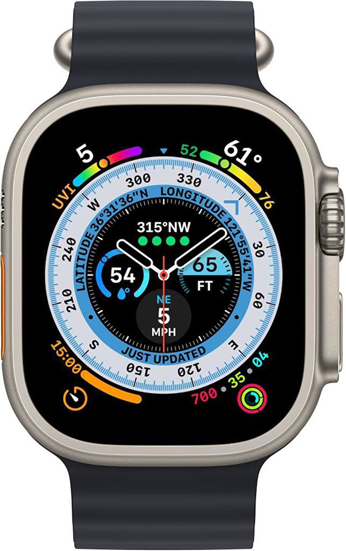 Apple Watch 49 mm Gece Yarısı Ocean Kordon Uzatma Kiti - Teşhir