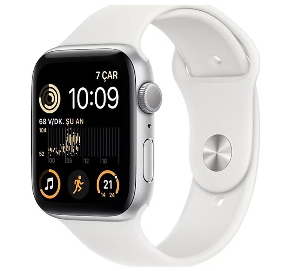Apple Watch SE 2.Nesil GPS 44mm Silver Akıllı Saat MREE3TU/A KUTUSU AÇIK SIFIR 