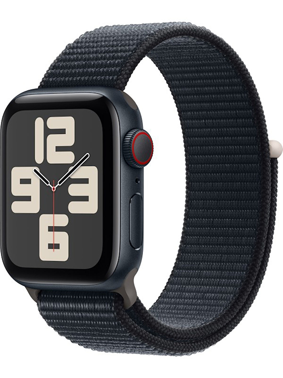 Apple Watch SE 2.Nesil (2023) GPS + Cellular 40mm Midnight Aluminium Case with Midnight Sport Loop OUTLET