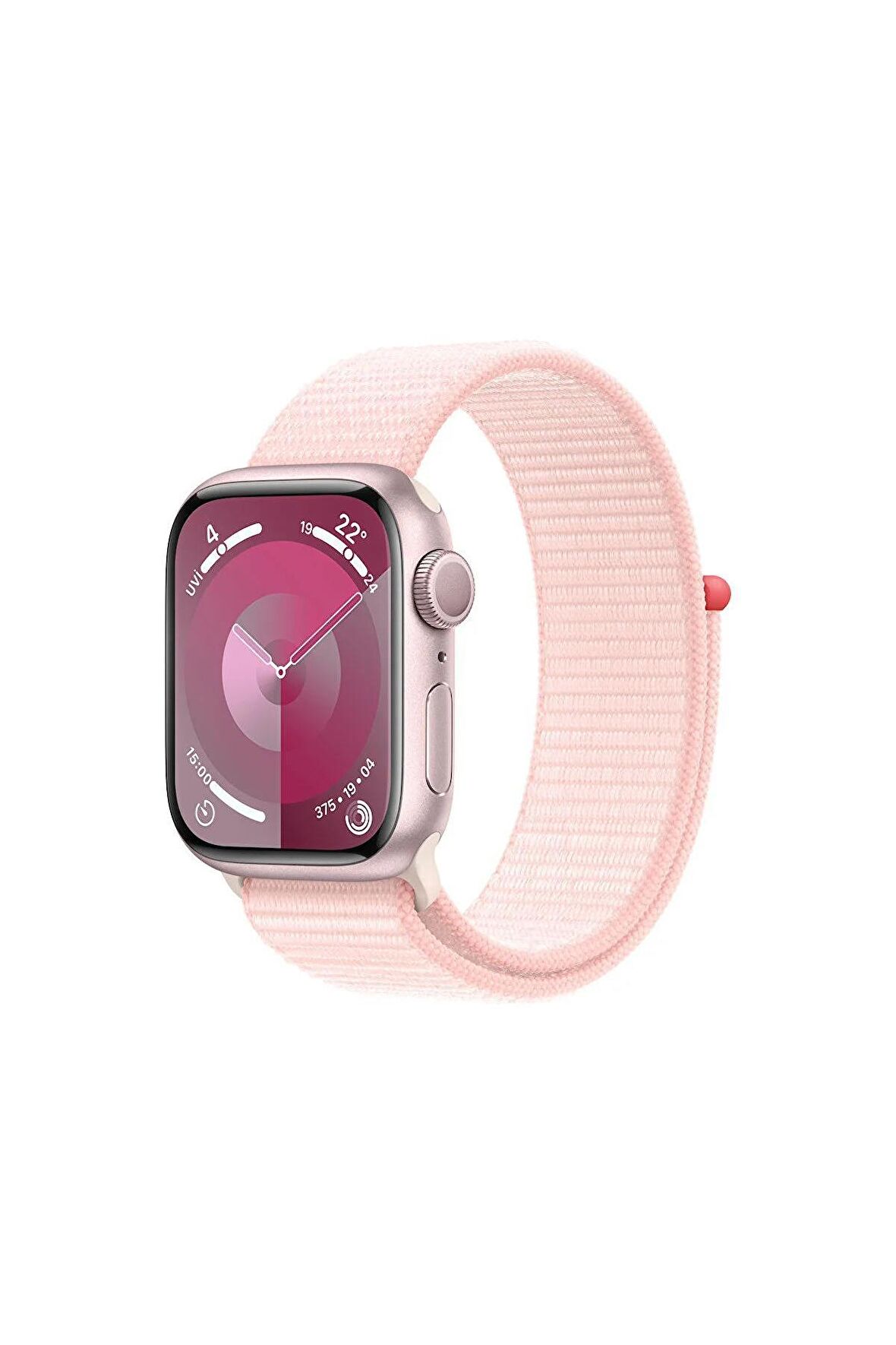 Apple Watch Series 9 GPS 41mm Pembe Alüminyum Kasa ve Uçuk Pembe Spor Kordon Akıllı Saat MR953TU/A