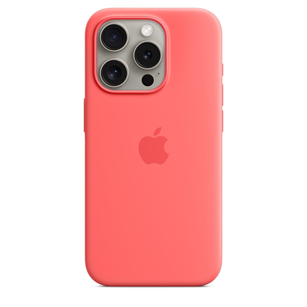 APPLE IPHONE 15 PRO SILIKON MAGSAFE KILIF GUAVA