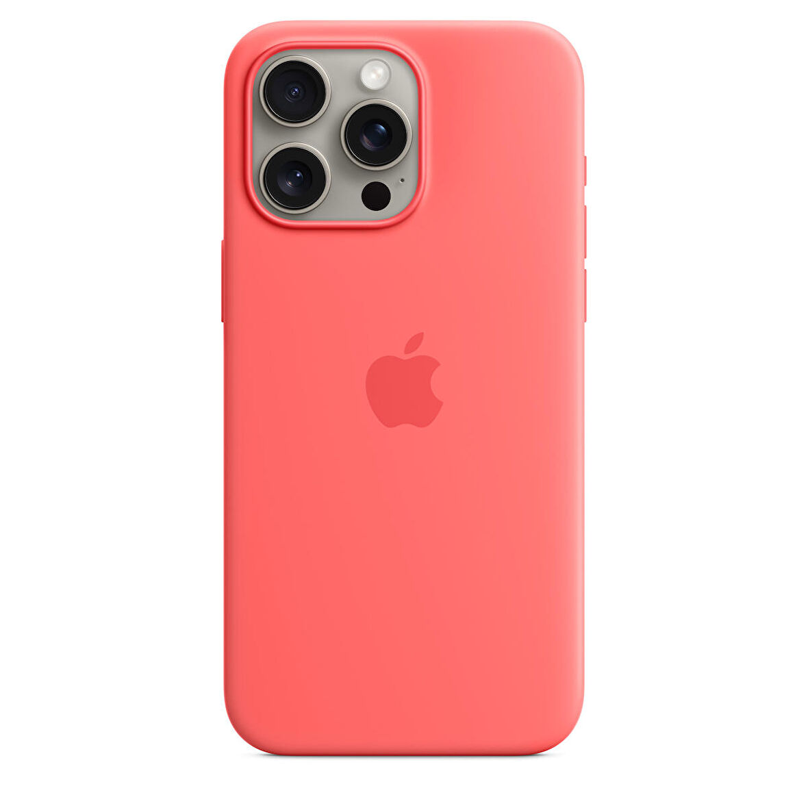 iPhone 15 Pro Max için MagSafe özellikli Silikon Kılıf - Guava - MT1V3ZM/A
