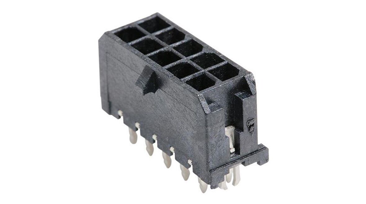 10 Pin Micro Fit 3.0 mm Konnektör Kart Tipi 180 derece
