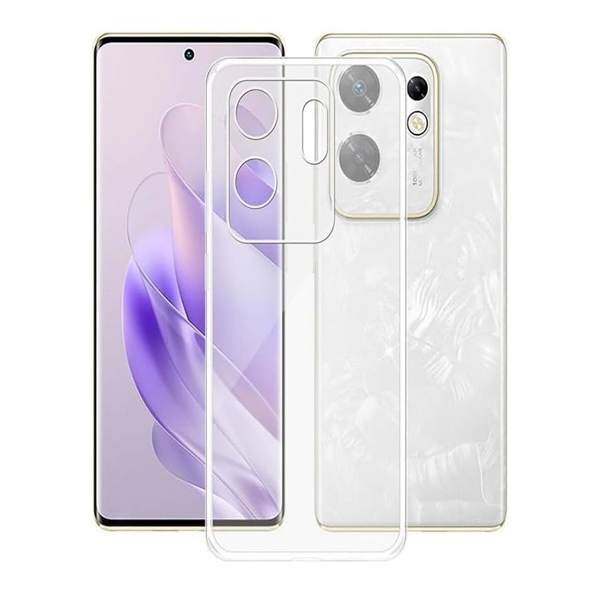 Gpack İnfinix Zero 30 4G uyumlu Kılıf Süper Silikon Kamera Korumalı Şeffaf