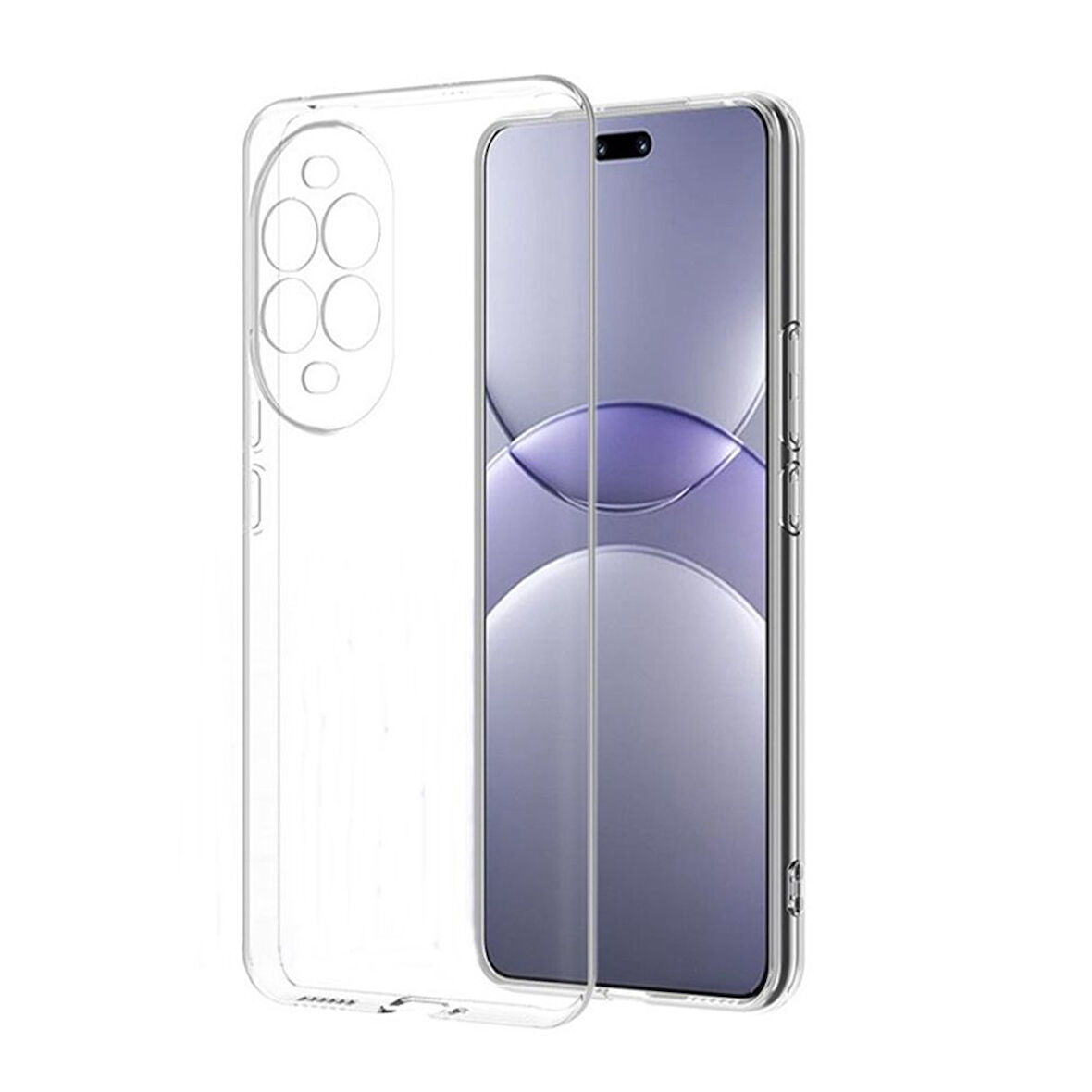 Gpack Huawei Nova 13 Pro uyumlu Kılıf Süper Silikon Kamera Korumalı Şeffaf